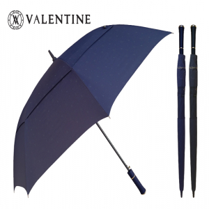 발렌타인 장우산 75*8k 방풍 로고 패턴 우산