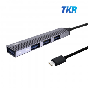 TKR USB허브 USB3.0 USB2.0 C타입 4포트 HB-C015 선길이 15CM