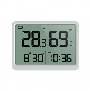 바헤르츠 BH-TH02 탁상용 벽걸이겸용 디지털 시계 온습도계